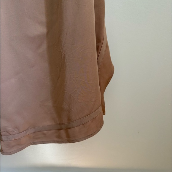 Self-Portrait Camel Midi Asymmetrical Skirt - Size US4 - Picture 7 of 8